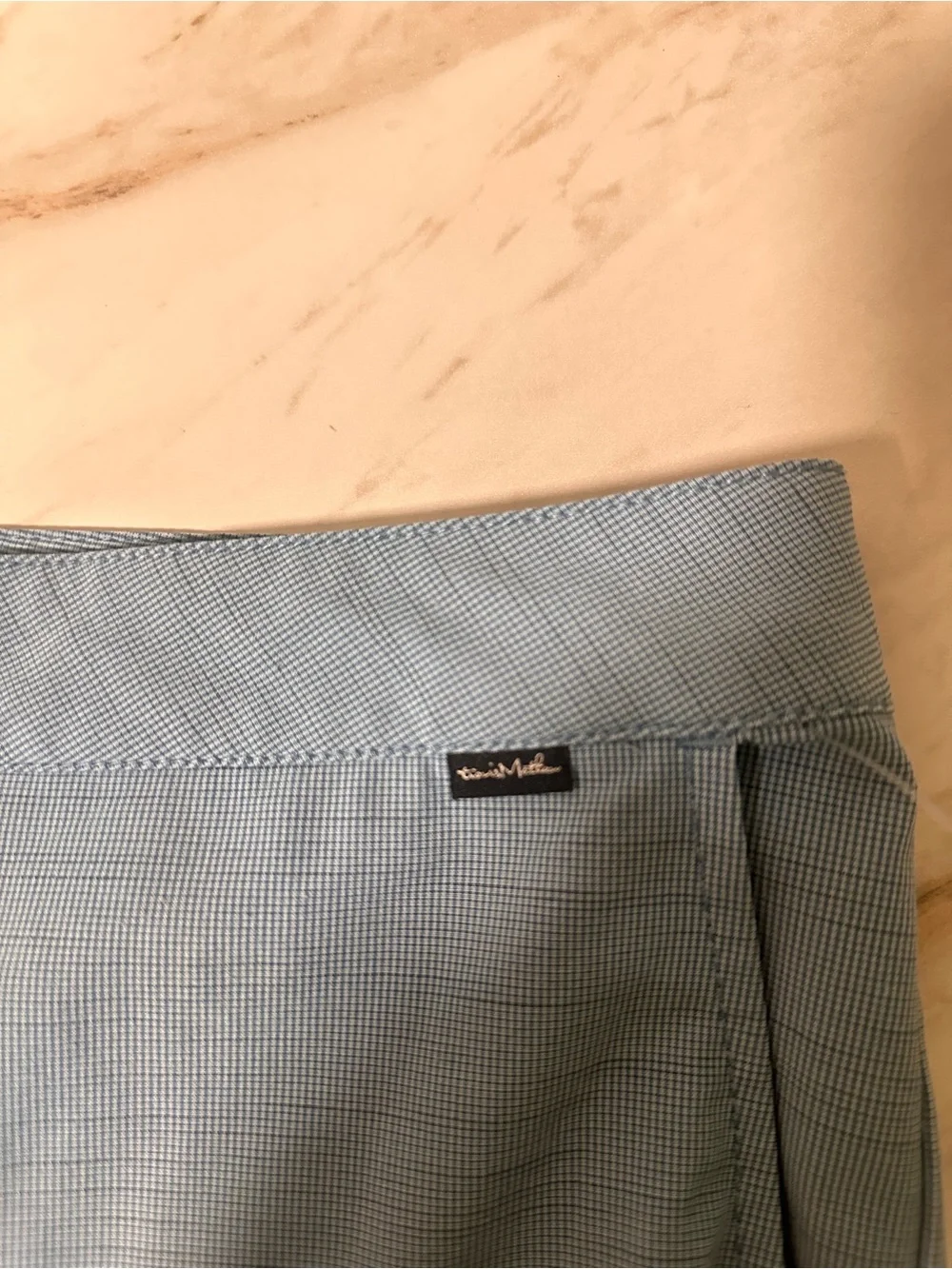 TravisMathew blue golf shorts size 38
